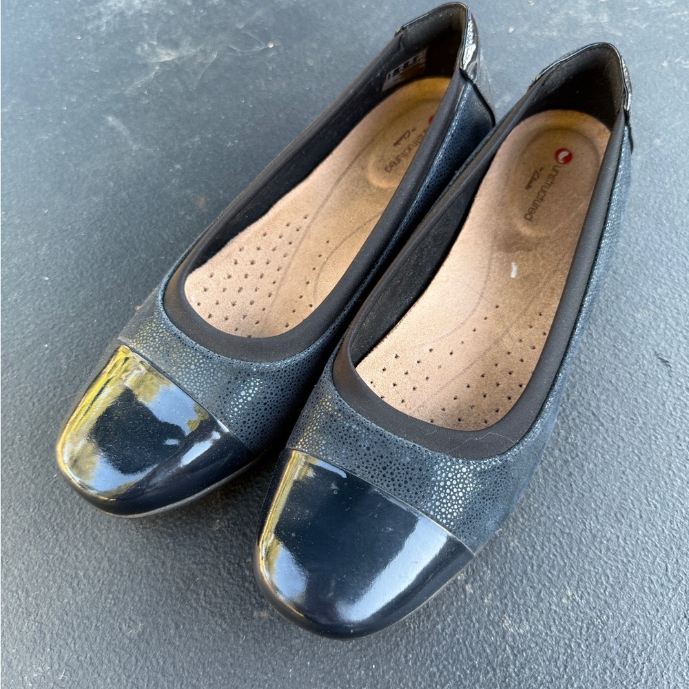 Clarks Navy Blue Women's Flats